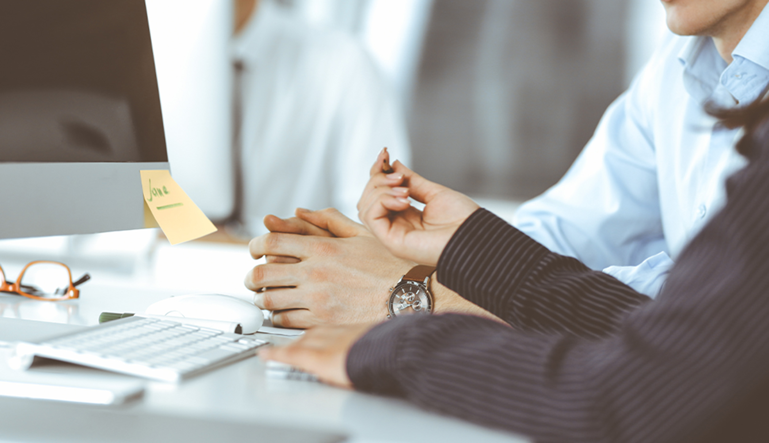 Teamwork in business.